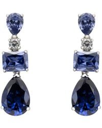 LÁTELITA London - Valentina Drop Earrings Tanzanite - Lyst