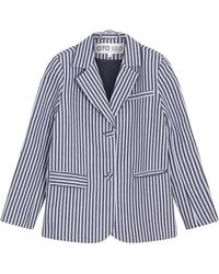 London Atelier Byproduct - Striped Tailored Blazer - Lyst