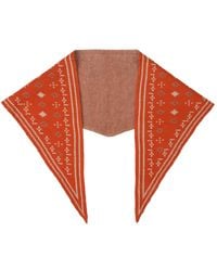 Saachi - Foulard Knit Triangle Scarf - Lyst