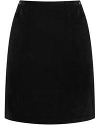 Why Mary - Velvet Classic Sixties Style A-Line Mini Skirt - Lyst