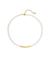 Mickey's Girl - Lucky Pearls + Beaded Necklace - Lyst