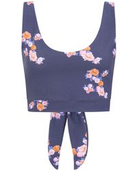 Sophie Cameron Davies - Floral Crop Top - Lyst