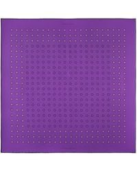 Otway & Orford - 'Luna' Polka Dot Silk Pocket Square - Lyst