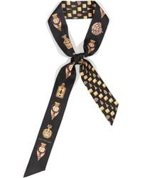 Lost Pattern - Amora Silk Skinny Scarf - Lyst