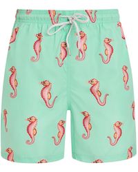 Robert & Son - Light Seahorse Swim Shorts - Lyst
