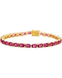 Juvetti - Salto Tennis Bracelet Set With Vivid Sapphire - Lyst