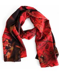 Richard Stone Studio - Crimson Silk Scarf - Lyst