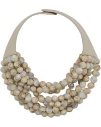 Fairchild Baldwin - Neutrals Bella Marble Stone Mineral Necklace - Lyst