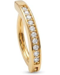 Zahav Jewelry - 10K Solid Cz Clicker Belly Huggie - Lyst
