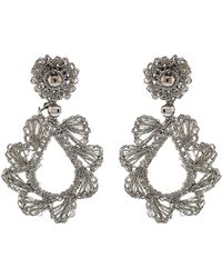 Lavish by Tricia Milaneze - All Audrey Dangle Handmade Crochet Earrings - Lyst