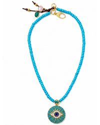Persia Dona Jewelry - X Evil Eye Necklace - Lyst