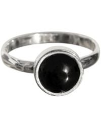 FV Jewellery - La Stèle Onyx Circle Ring - Lyst