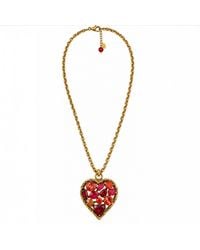 Vstyle - Swarovski Crystal Heart Long Necklace - Lyst
