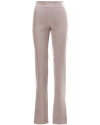 BLUZAT - Neutrals Slim Fit Trousers - Lyst