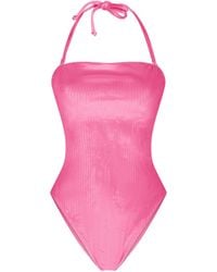 Maison Tangerine - Marbella Barbie Velvet Swimsuit - Lyst