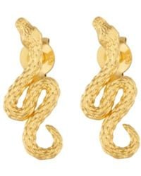 Coco & Kinney - Ceri Snake Earrings - Lyst