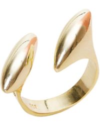 Spero London - Double Marquise Sterling Adjustable Ring - Lyst
