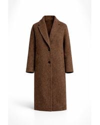 Tantra Spain Sl - Wool Coat With Lapels, Button Closure, And Side Pockets - Lyst