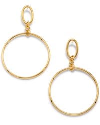 Jaredjamin - Ophelia Drop Hoop Post Earrings - Lyst