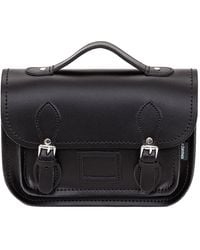 Zatchels - Leather Midi Satchel - Lyst