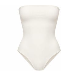 Rive & Rituel - Josephine Strapless Ivory Bodysuit - Lyst