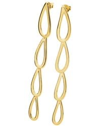 Lucy Quartermaine - Long Petal Drop Earrings - Lyst