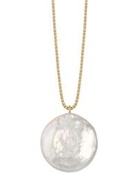 Katy Faye - Luna Pearl Necklace - Lyst