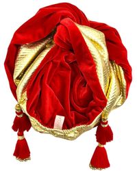 Julia Clancey - Zia Golden & Ruby Mini Dorado Reversible Turban - Lyst