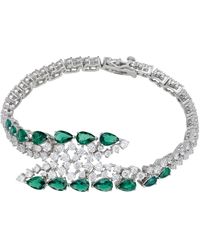 LÁTELITA London - Baroness Tennis Bracelet Emerald - Lyst