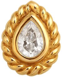 Ecce | Artisan Diamonds - Single 14K Tiny Drop Diamond Earring - Lyst