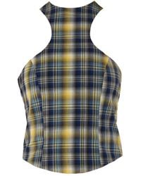 28Natelier - Plaid Halter Top - Lyst