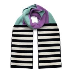 INGMARSON - Multicolour Stripe Pastel Wool & Cashmere Scarf - Lyst