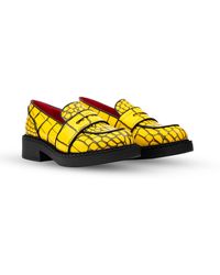 Rosamund Muir London - Stratford & Crocodile Print Loafers - Lyst