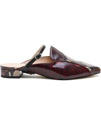 Alterre - Burgundy Python Twiggy Pointed Loafer - Lyst