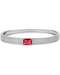 SHYMI - Pave Bangle With Stone - Lyst