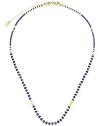 KAMARIA - Lumira Mini Gemstone Necklace With Miyuki Beads - Lyst