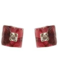Lily Flo Jewellery - Garnet Lab Grown Diamond Stud Earrings - Lyst