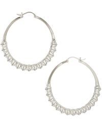 Astor & Orion - Calla Sculpted Hoops Small - Lyst