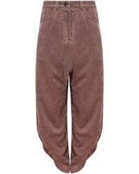 Mandragora - Loose Cut Corduroy Trousers Barro Cappuccino - Lyst