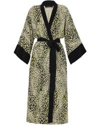 niLuu Bowie Women's Kimono Robe - Green