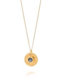 Nellou Jewellery - Labradorite Luna Disc Necklace - Lyst