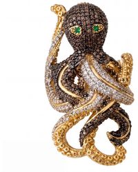 LÁTELITA London - Octopus Cocktail Ring Nordic Adjustable - Lyst