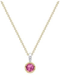 Dinny Hall - January Garnet Birthstone Pendant - Lyst