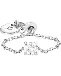Dyamka - Diamond Chain Ring - Lyst