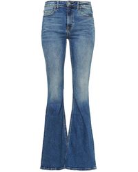 NOEND - Grace Mid Rise Flare Jeans - Lyst