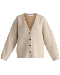 Paisie - Neutrals Two-Tone Cardigan - Lyst