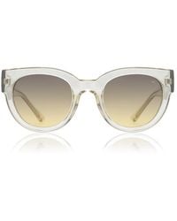 A.Kjærbede - Lilly Sunglasses Ecru Transparent - Lyst