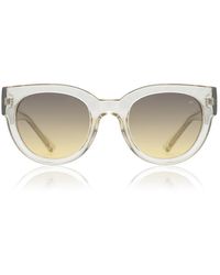A.Kjærbede - Lilly Sunglasses Ecru Transparent - Lyst