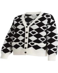 Saachi - Checkered Hearts Cardigan - Lyst