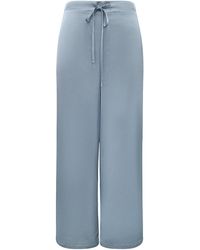 Riviera Soirée - Winifred Satin Wide-Leg Pants - Lyst